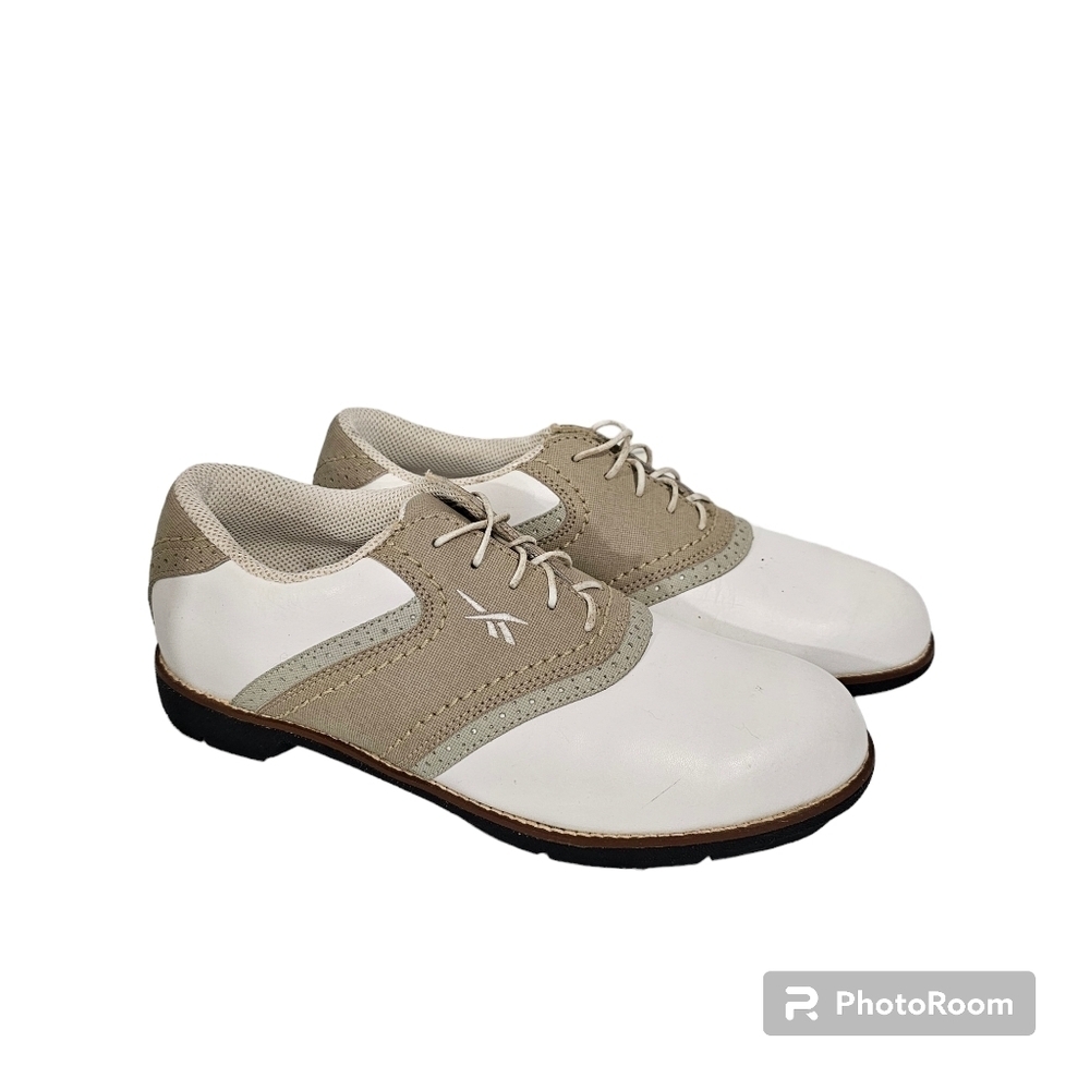 Reebok White and Tan Men's Shoes